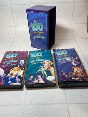 Readers Digest 100 Funniest Moments of the 20th Century VHS 3 Tape Box Set 1995 - Image 1 of 4