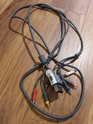 Genuine Official Microsoft Xbox 360 2M Component HD AV Cable X801225-100 - Used - Image 1 of 2