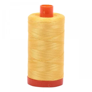 AURIFIL QUILT THREAD - 50 WT - 1422 yds #1135 Pale Yellow - Picture 1 of 1
