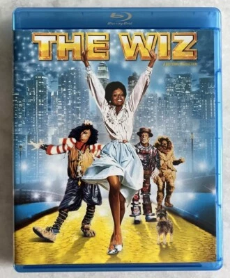 The Wiz (Blu-ray, 1978) Diana Ross, Michael Jackson, Wizard Of Oz, Wicked, OOP Foto 1 de 3