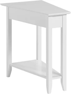 Leick Home Laurent Keiltisch mit Regal, weiß, 24 Zoll x 17 Zoll x 24 Zoll - Bild 1 von 4
