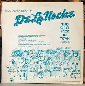 NM 1986 Paul Jabara / De La Noche “This Girl’s Back in Town” promo 12“ - Picture 1 of 4