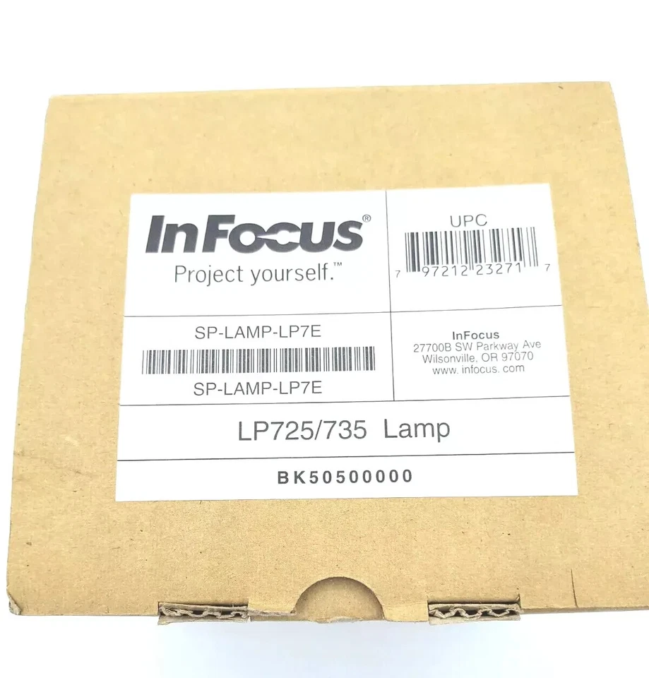 Lámpara de repuesto para proyector InFocus LP725/735 SP-LAMP-LP7E *sp-lamp-lp7e Foto 1 de 1