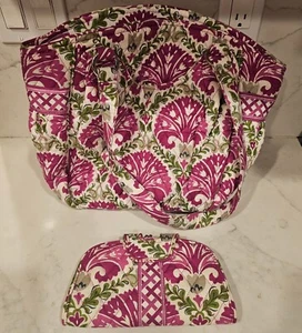 Vera Bradley GLENNA Julep Tulip Retired 2014 With Matching Wallet Clasp Set - Picture 1 of 6