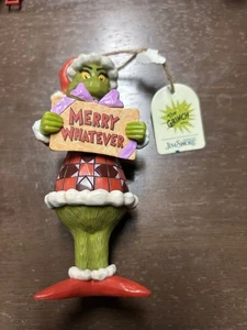 Jim Shore 5,0 pollici Grinch puzza puzzo puzzo ornamento albero Dr. Seuss ornamenti - Foto 1 di 6