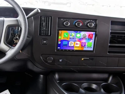 Radio estéreo para automóvil para Chevrolet Express 1500 2500 3500 2008-2011 GPS navegación BT 64G Foto 1 de 4