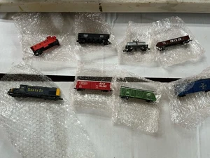 8-VINTAGE N SCALE TRAIN CARS w/Locomotive TRIX ATLAS Yugoslavia Free Ship USA ￼ - Picture 1 of 11