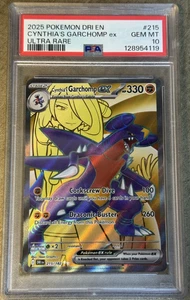 2025 Pokemon Destined Rivals EN Cynthia's Garchomp ex Ultra Rare #215 💎 PSA 10 - Bild 1 von 6