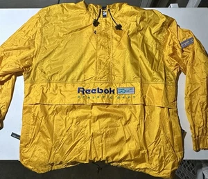 Vintage Reebok Athletic Windbreaker Regen Pullover Jacke Herren Größe L  - Bild 1 von 10
