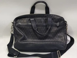 Coach Hamilton Maletín Mensajero Portátil Bolso Grande Cuero Negro Correa para el Hombro - Imagen 1 de 13