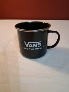 Vans "Off The Wall" Black Metal Coffee Mug - Picture 1 of 6