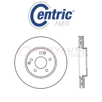 Centric C-TEK Disc Brake Rotor for 2006-2007 Mercedes-Benz C280 3.0L V6 - pp Foto 1 de 4