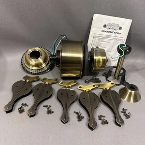Brass Fanimation The Islander Ceiling Fan Motor And Attachments. FP320 FP320 AB - Picture 1 of 17