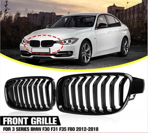 Front Bumper Kidney Grille For BMW 3 Series F30 F31 F35 2012-2018 320i 325i 328i - Picture 1 of 6
