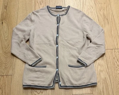 SIXTH SENSE by C&A Damen pullover 100% Kaschmir M cashmere Strickjacke Braun - Bild 1 von 4