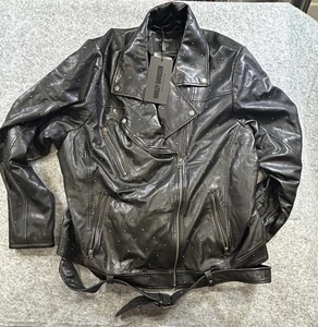 Harley Davidson Damen Leder Biker Jacke Mantel Größe 3W 3XL - Bild 1 von 11