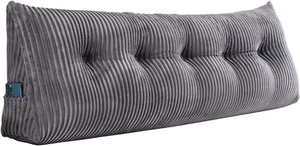 Large Triangular Headboard Wedge Bed Rest Reading Pillow Backrest Positioning - Picture 1 of 6