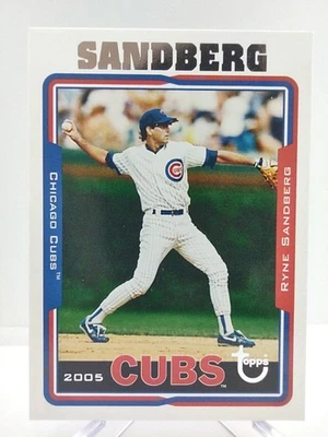 2005 TOPPS Retired Signature Edition #25 RYNE SANDBERG EX Scarce MLB HOF Cubs - Image 1 of 4