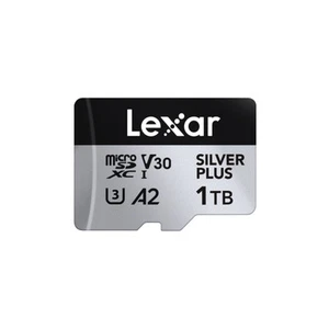 Lexar 1TB Professional SILVER PLUS UHS-I microSDXC Memory Card with SD Adapter - Picture 1 of 6