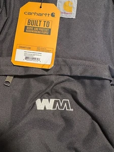 Carhartt Canvas Rucksack - Schwarz mit WM Logo - Bild 1 von 5