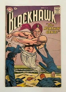 Blackhawk #134 1959 DC Runaway Genie Circus Story - Imagen 1 de 3