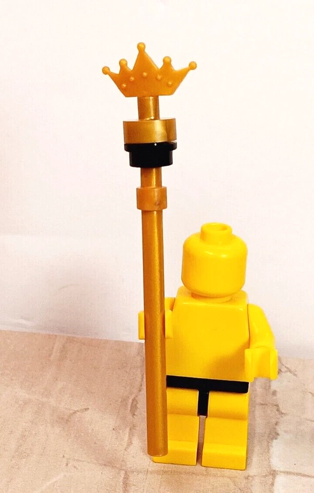 LEGO CROWN King's Staff скипетр КОРОЛЕВА Crown Kingdoms замок снаряжение Royalty Jewel - Изображение 1 из 1