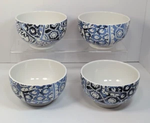 Ralph Lauren Cote D'Azur Batik Soup Cereal Bowl (Set 4) Blue White 5.75" RARE - Picture 1 of 10