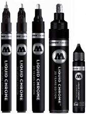 Liquid Chrome Pump Marker 1mm 2mm 4mm 5mm 30ml refill Model Graffiti Molotow 703