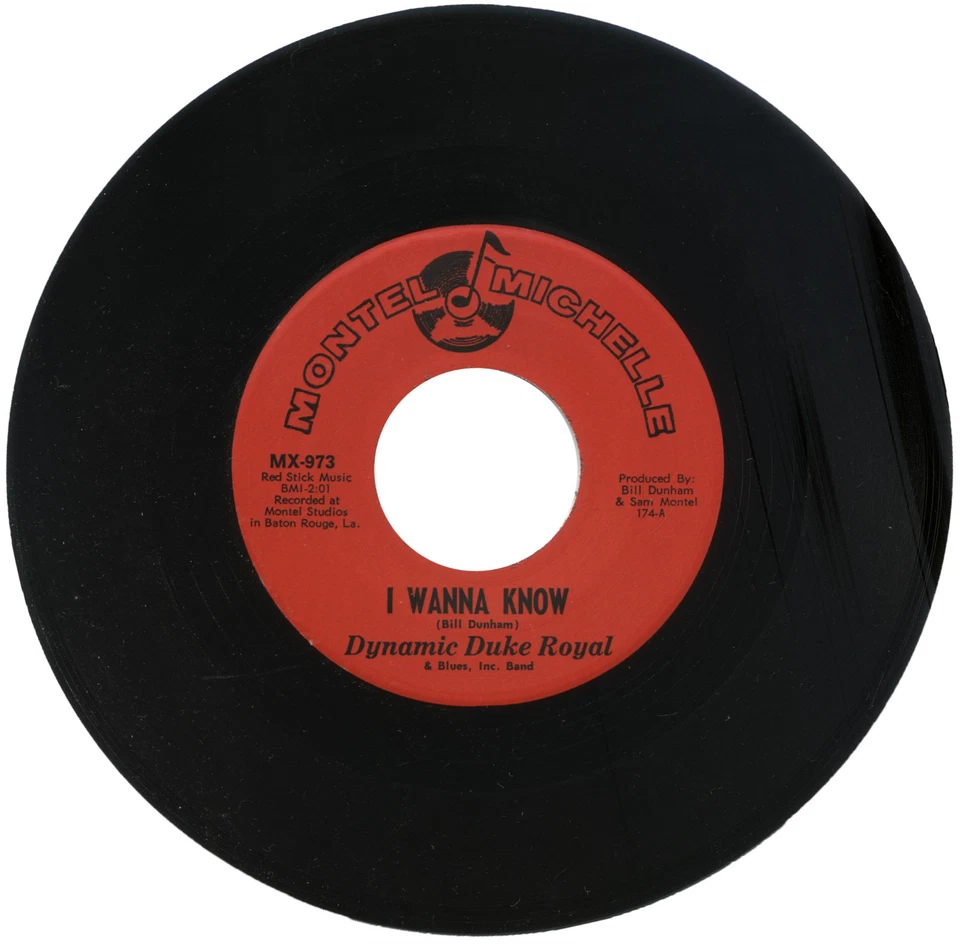 DYNAMIC DUKE ROYAL & BLUES INC BAND  "I WANNA KNOW c/w LET ME PROVE MY LOVE" - Image 1 of 1