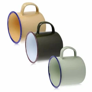 Taza de copa de esmalte estilo vintage de 300 ml para beber té de oso duradero campamento senderismo - Imagen 1 de 7