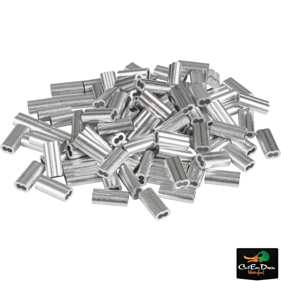 DRAKE WATERFOWL TEXAS RIG DECOY CABLE CRIMPS 96-PACK ~ NEW IN PACKAGE - Image 1 of 1