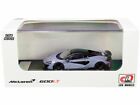 Mclaren 600Lt Gray With Carbon Top And Carbon Accents 1/64 Diecast Model Car By