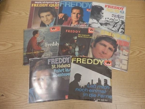 Freddy Quinn Konvolut Singles 8 Stück / die Gitarre etc. Vintage 45 Rpm Jukebox - Imagen 1 de 4
