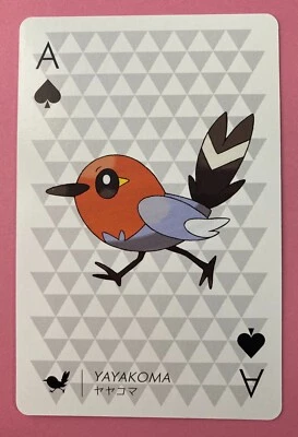 Fletchling Playing Poker Card Yveltal 2013 Nintendo Japanese Very Rare F/S - Image 1 of 4