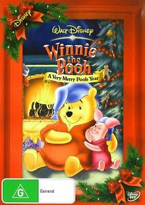DISNEY'S WINNIE THE POOH A VERY MERRY POOH YEAR DVD REGION 4 NEW AND SEALED