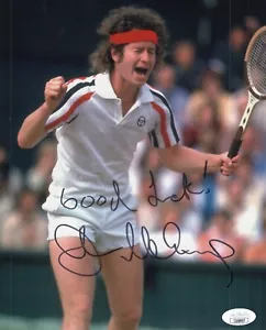 John McEnroe signed tennis 8x10 photo autographed JSA COA - Picture 1 of 2