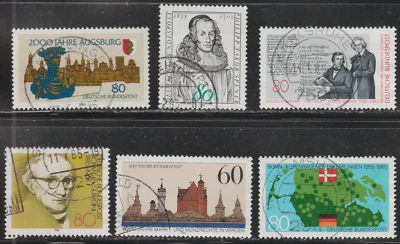 Germany 1984 SC# 1432 - 1437 - Six different stamps - Used Lot # 317 - Image 1 of 2