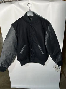 Holloway Original Unijacke Leder Herren klein schwarz & dunkelblau - Bild 1 von 5