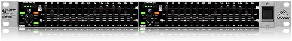 Behringer HD 15-Band Stereo Graphic Equalizer with FBQ Feedback Detection System - Image 1 of 4