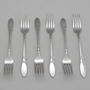 LADY HAMILTON Design Community Silver Service Cutlery Six Table Forks 19.3 cm - Picture 1 of 2