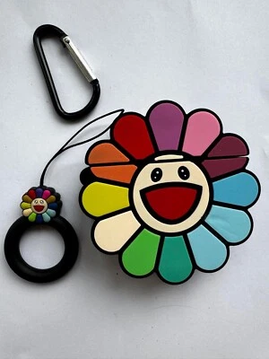 FLOWER AIRPODS CASE 3D CUTE CARTOON COLORFULL DESIGN SILICONE EARPHONE COVER - Image 1 of 4