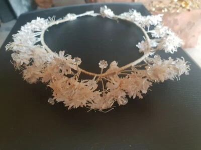 Rare et Magnifique ancienne couronne 1894 mariee, communion  - Photo 1/4