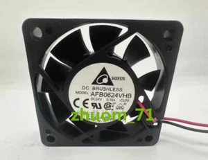 1PC Delta AFB0624VHB DC24V 0.16A 6015 6cm Inverter cooling fan - Picture 1 of 3