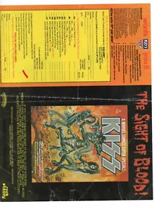 KISS ARMY WAREN WERBEFLYER VINTAGE C. 1978 - Bild 1 von 2