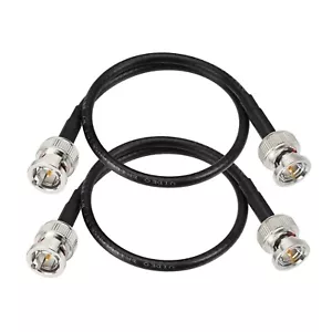 2 Stück 3G/6G HD SDI Kabel BNC Kabel 1 Fuß dünner Kurzschluss (Belden 1855A) für HD SDI Video - Bild 1 von 8