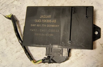 Jaguar X-Type 2002 2003 módulo de control de ayuda de estacionamiento inverso 1X43 15K866AB fabricante original Foto 1 de 4