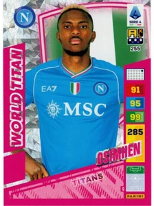 PANINI CALCIATORI ADRENALYN XL TITANS 2024 CARD 255 OSIMHEN (WORLD TITAN) NAPOLI - Picture 1 of 2