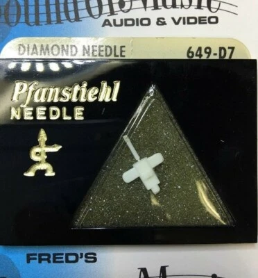 NEW  Pfanstiehl 649-D7 Diamond Needle 935d n570 w329 ac403d 204 645d 649D7 RCA  - Image 1 of 3