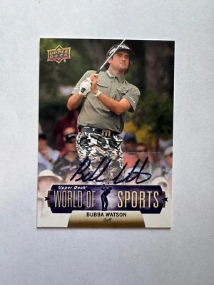 Bubba Watson 2011 Upper Deck World of Sports Rookie Autograph #287 - Image 1 of 2