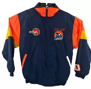 Vintage Nascar Tide Racing Team Ricky Rudd #10 Jacket Coat USA Mens Large - Picture 1 of 16